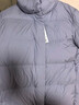 优衣库女装羽绒茄克/柔软面料外套夹克479212 71 浅蓝紫色 S 实拍图