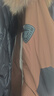坦博尔羽绒服男女同款短款毛领派克加厚保暖外套TF236579 米棕拼接 175  实拍图
