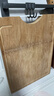 炊大皇 天然整竹菜板3cm加厚带刻度可悬挂家用案板砧板和面切菜板38*28 实拍图