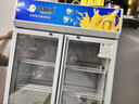 北极熊（BEIJIXIONG）展示柜冷藏柜冰柜商用饮料柜直冷风冷风直冷保鲜柜超市玻璃门冰箱立式啤酒柜 双门下机直冷蓝白款（688L） 实拍图