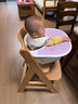 Hauck儿童椅子成长椅可调节Alpha学习椅婴儿座椅家用餐桌椅宝宝餐椅 【Alpha两件套-含餐盘】-原木色 实拍图