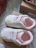 泰兰尼斯秋冬新款学步鞋童鞋女童软底机能鞋男童包头宝宝鞋网面透气面包鞋 白/粉 冬款-加绒（拍大一码） 23 内长15cm 脚长14.0cm 实拍图