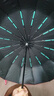 天堂 加大雨伞三折 晴雨两用商务伞经典格纹10骨大雨伞男女 藏青 实拍图