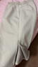 优衣库女装快干休闲窄身长裙/半身裙裙子485599 30 浅米色 M 实拍图