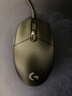罗技（G）G102第二代游戏鼠标 RGB流光灯效鼠标 轻量化  游戏级8000DPI传感器 黑色 200-8000DPI 实拍图