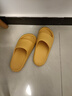 朴西香蕉船情侣凉拖鞋女浴室不易滑室内居家四季拖鞋男 黄色 37-38 实拍图