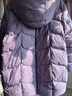 坦博尔羽绒服女中长款带帽宽松舒适保暖妈妈款外套510560D 香融紫 165  实拍图