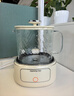九阳（Joyoung）净萃全玻璃0胶水养生壶  办公室多功能煮茶器花茶壶 烧水壶恒温电热水壶 24h预约保温 1L WY107 实拍图