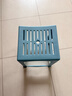 茶花 塑料凳子 家用条纹板凳 高方凳子46.6cm 浅蓝色 1只装 实拍图