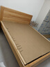 川行全榉木实木双人床 2米简约原木风大床 主卧1.8米硬板床储物高箱床 单床（榉木床） 1.5米*2米框架款 实拍图