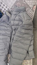 伯希和（Pelliot）轻薄排骨羽绒服男冬季800蓬鹅绒保暖外套女冲锋衣内胆11340821灰L 实拍图