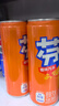 可口可乐（Coca-Cola）芬达Fanta 橙味汽水摩登罐碳酸饮料330ml*24罐 包装随机发 实拍图