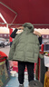 京东京造羽绒服男鸭绒加厚防寒工装面包服防泼水冬季外套短款 橄榄绿 2XL 实拍图