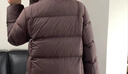 坦博尔羽绒服女中长款可脱卸帽宽松保暖百搭外套530558V 巧克力 170  实拍图