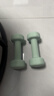 Keep彩色浸塑哑铃男女健身女士手臂塑形力量训练 薄荷绿 1.5kg*2 实拍图