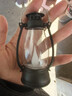 【露营灯】创意复古手提小夜灯网红迷你氛围小马灯桌面摆拍油灯 复古手提小夜灯【黑色1个】 实拍图