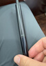 得力(deli)胡歌同款臻顺滑按动中性笔 玄墨色高级质感宝珠笔签字笔 1.0mm子弹头1支/盒A9-10 实拍图