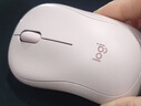 罗技（Logitech）M221轻音鼠标 无线鼠标 办公鼠标 对称鼠标 带无线微型接收器 茱萸粉 实拍图