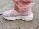贵人鸟男女童运动鞋夜光轻跑鞋春秋季新款旋转纽扣鞋中大童休闲儿童鞋子 22076粉色 30码 实拍图
