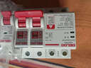 德力西电气 漏电保护器 2P 32A DZ47SLES 小型家用微型断路器 总闸开关 空气开关 空开带漏保 实拍图