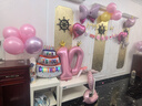 多美忆生日场景布置女孩生日气球儿童道具氛围装饰快乐桌飘装扮粉色套餐 实拍图