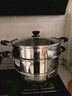 苏泊尔SUPOR好帮手304不锈钢双层复底28cm蒸锅燃气电磁炉通用蒸笼SZ28B5 实拍图