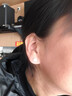 戚小米纯999足银如意结耳钉女士螺丝拧扣养耳洞耳环睡觉免摘耳骨钉耳饰 银色小号一对【999足银】 实拍图