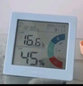得力(deli)室内电子温湿度计/表办公家用壁挂桌面婴儿房办公用品儿童老人生日礼物带时间日历体感LE511 实拍图
