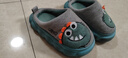 猪爸爸儿童拖棉鞋秋冬季室内男童亲子女童可爱家居保暖宝宝棉拖灰色200 实拍图