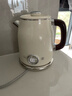 美的（Midea）艺术家电热水壶  烧水壶自动断电保温一体  1.6L大容量电热水壶 316L不锈钢恒温壶 精准控温 63-Q 实拍图