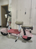 聚澳新国标可上牌电瓶车成人电动自行车48V锂电小型电瓶车男女代步车长续航雅迪爱玛同款正品电池 粉色【品牌电池全国联保】 48V12A石墨烯电池续航约100里 实拍图