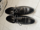 卡帝乐鳄鱼（CARTELO）英伦牛皮商务正装休闲男士低帮系带皮鞋男2511 黑色 增高版 43 实拍图