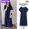 婧麒（JOYNCLEON）孕妇裙子夏季薄款连衣裙潮妈小清新孕妇夏装小个子韩版孕妇装 蓝色 L 实拍图