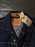 Levi's李维斯情侣同款美式经典复古休闲时尚潮牌修身牛仔夹克外套 深蓝色 M 实拍图