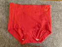 猫人【高腰收腹】女士内裤女本命年大红色纯棉抑菌裆提臀礼盒装三角裤 实拍图