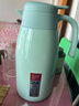 炊大皇保温壶304不锈钢家用大容量防滑底保温壶 薄荷绿 2.2L 实拍图