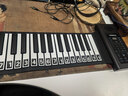 特伦斯手卷钢琴便携式88键专业版加厚编曲键盘成人口袋电子钢琴HQA88 88键黑色智能版 实拍图