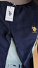 U.S. POLO ASSN.保罗卫裤男秋冬季休闲百搭运动裤男舒适长裤保暖裤子 藏青（平口）626A 3XL 185（160-175斤左右） 实拍图