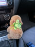 卡皮巴拉啪啪圈车载汽车内装饰水豚安全带装饰玩偶中控台摆件公仔 棕色背小乌龟卡皮巴拉啪啪圈 展开22厘米 晒单实拍图