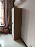 易宝林衣柜家用卧室翻开门简约衣柜出租房现代简约衣橱收纳储物柜大衣柜 原木风80cm二门【送上门】 实拍图