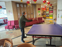 凯捷质造（KAIJIE）乒乓球桌室内家用可折叠移动式专业比赛标准乒乓球台 带滚轮 KJ018-40升级款 实拍图