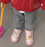牧童宝宝雪地靴冬季加绒加厚保暖萌趣小兔子短靴软底女童保暖婴儿棉靴 小粉兔 19 鞋内长14.0cm 实拍图