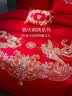 多喜爱全棉婚庆四件套 结婚纯棉床上用品床单被套喜庆送礼229*230cm 实拍图