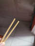 唐宗筷 天然碳化竹筷子12双装 家用商用无蜡野餐不易发霉餐具套装 实拍图
