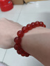 石玥珠宝收藏级8mm红玛瑙手串本命年转运珠水晶玛瑙手链男女士款 实拍图