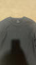 Mr.Bu布先生明星同款男士长袖T恤春秋季小白T情侣内搭打底衫纯色衣服 圆领-曜岩黑 L (175) 实拍图