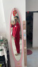 芬腾红色睡衣春夏情侣新款红品结婚新婚纯棉家居服男女大码本命年套装 实拍图