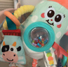 jollybaby婴儿玩具挂件床铃摇铃安全座椅1岁宝宝安抚玩具 浅湖蓝独角兽挂件 实拍图