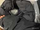 京东京造羽绒服男25秋冬新款90鸭绒衣服长款宽松连帽保暖外套 黑色 XL 实拍图