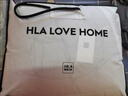 海澜之家（HLA）7A抗菌宿舍被子冬天棉被春秋被子被芯冬被超柔磨毛面料大豆纤维被 【7A抑菌 超柔抗菌】浅灰-白边 【厚冬被】200*230cm/约8.0斤 实拍图